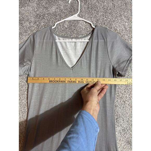 Colorblock Maxi Dress Small Flowy Boho Coastal Chic Casual Resortwear Minimalist - Picture 2 of 8